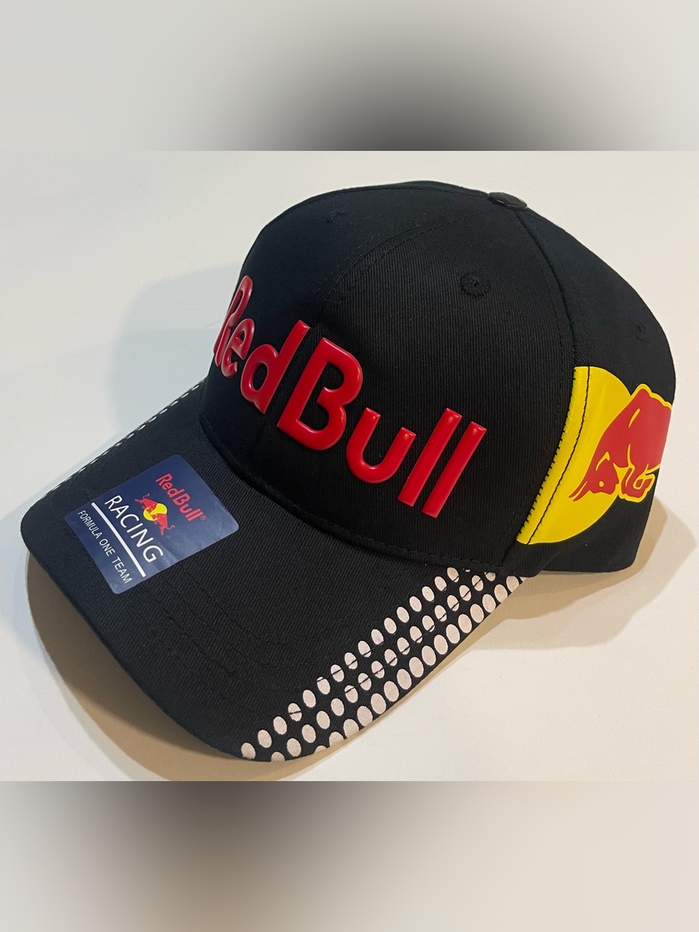 Black Red Bull Racing Hat